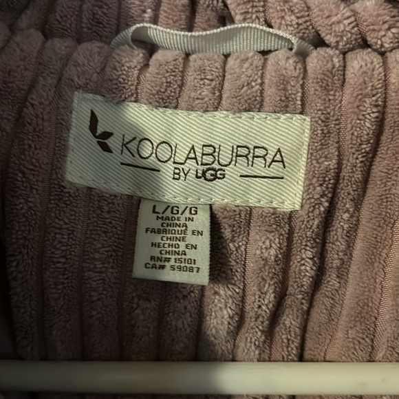 Koolaburra by UGG corduroy down coat. Light pink size L. - Picture 4 of 4
